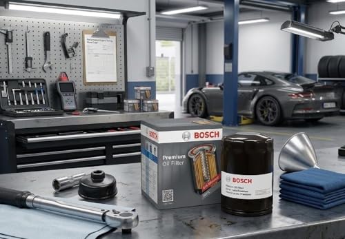 Image of BOSCH 3323 Premium Oil Filter With FILTECH Filtration Technology - Compatible With Select Acura MDX, RDX, RSX, TL;Chrysler;Dodge; Ford;Honda Accord,Civic,CR-V, Pilot; Infiniti;Nissan+More (Pack of 2)