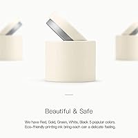 Vista 3 de Caja de lata pequeña para 47 recipientes para café, té, caramelos, almacenamiento de hojas sueltas, té, latas de té, 5 unidades (cinco colores, M)