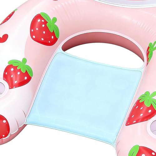 Chaise flottante de piscine robuste avec structure gonflable supérieure antidérapante