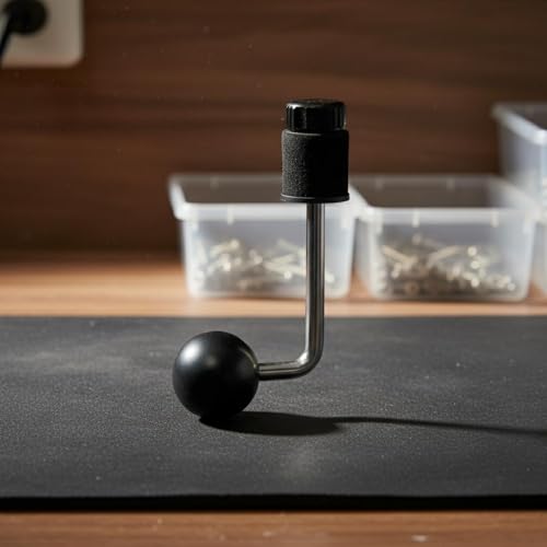 2 abrazaderas para soporte de platillo, abrazadera tipo bracket con articulación esférica y ángulo recto, aleación de zinc, compatible con platillos de 40 mm y 46 mm, ideal para estudio, ensayo y escenario miniatura 4
