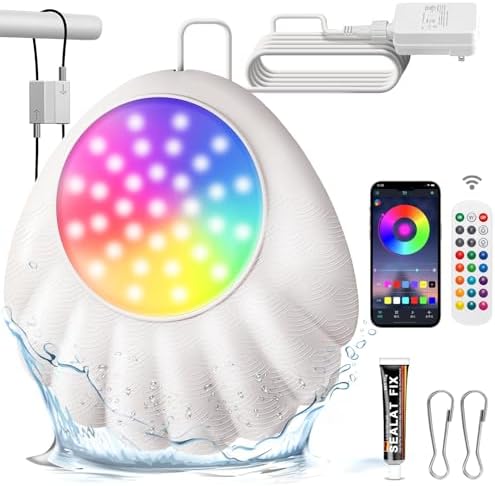 Submersible LED Pool Lights - RGB With Remote Control Underwater Light, AC 24V Fountain Light, IP68 Waterproof Underwater Pond Spotlight, Can Be Used Underwater For A Long Time(Warm White Light,9W - View #5