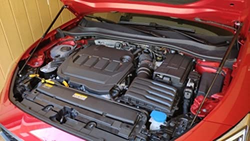 Kit Vérins à Gaz Pour Capot Seat Leon MK3 5F (2012-2020) - Installation Facile Sans Perçage - Noir Ou 8 Couleurs Fibre Carbone