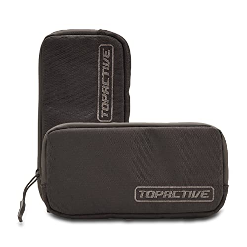 Topactive Funda Móvil de Ciclismo con Cierre Impermeable, Tamaño Universal para Uso en Maillot, Bolsa Ciclismo Hombre y Mujer (Negra)