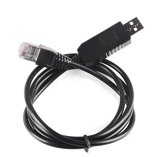 Suamdoen US2000C US3000C US5000 Lithium Battey BMS Console Communication Cable FT231XS USB RS232 to RJ45 8P8C Serial Debug Cable (6FT/180CM)