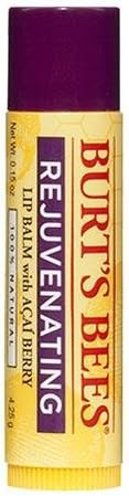 Burt's Bees Lip Balm, Rejuvenating, 4 Count