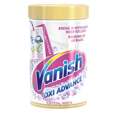 Vanish Oxi Action Crystal White Poeder Vlekkenverwijderaar voor Witte Was - 1,2 kg