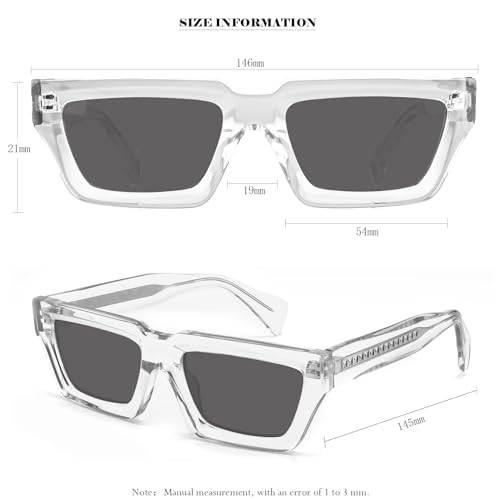 Trendy Polarized Sunglasses for Women and Men, High Definition, Anti-Glare 1943S3