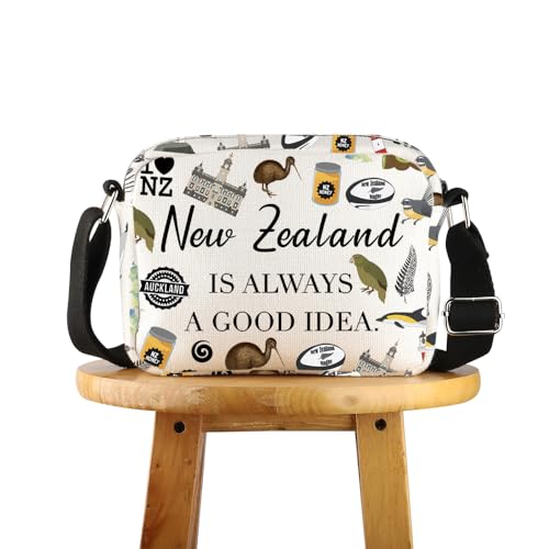 POFULL New Zealand Inspired Gift New Zealand Lover Gift New Zealand Is Always A Good Idea Corssbody Bag - Main Image