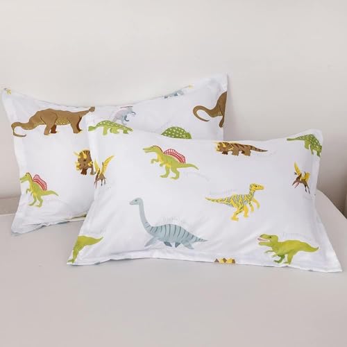 Image of Famyo King Size Bedding Set 5 Pc 250 TC Dino Park Design