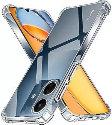 Image of Compatible with Poco M6 Plus Case Back Cover | Non-Yellowing | Transparent | TPU | Thin Rubber Lightweight | Protective Phone case for Poco M6 Plus