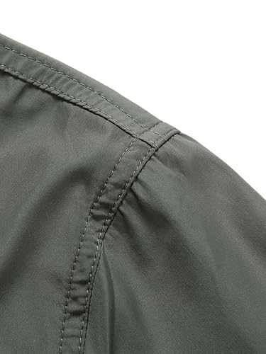 Men's Winter Fleece Lined Waterproof Jacket Hooded Windproof Coat Warm Outdoor Insulated Parka3