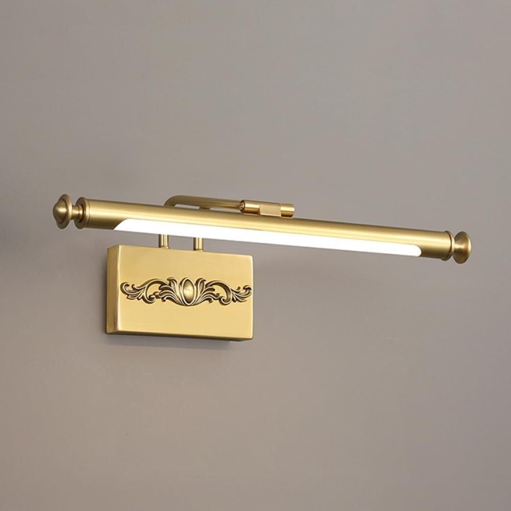 Retro LED Vanity Lampa Lustro, Przednie Lustro, Liniowa Oprawa Łazienkowa, Obrót o 180°, Lampa ścienna do Panelu Szafki, Lustro Vanity Wall Light, Oświetlenie Affi