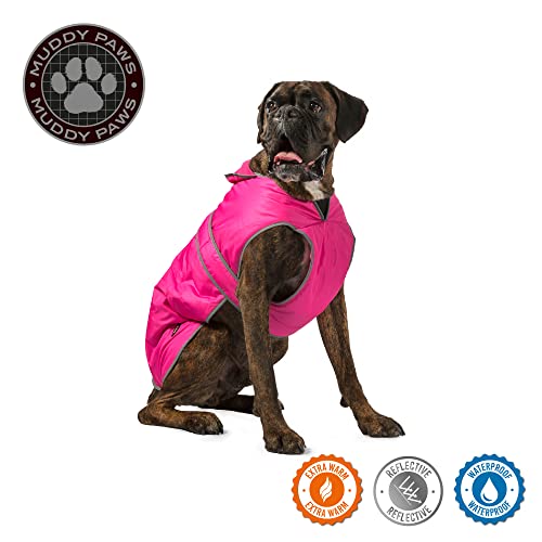 Ancol Muddy Paws Storm Guard Hundemantel, Größe XL, Rosa