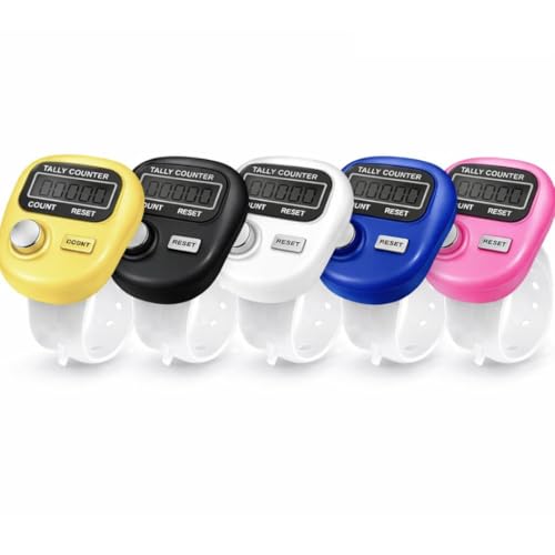 Image of EDNITA Tally Counter for Chanting Mantra | Counter mala jaap | naam jap Counter | jaap Counter | Random Color | japa Counter (Pack of-5)