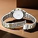 OLEVS Silver Gold Stainless Steel Women's Watch Dress Two Tone Watches for Women with Date Fashion Ladies Business Waterproof Analog Quartz Small Wrist Watch