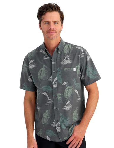 HUK - KONA KC Chemise imprimée Volcanic ASH 2 - XXL