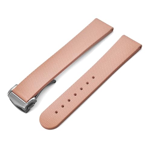 20mm FKM ���o�[���v�X�g���b�v �N�C�b�N�����[�X �I���K �X�s�[�h�}�X�^�[ ���[���X�E�H�b�` �t�b�f�S���o���h �}���`�J���[�ƌ݊�������(Pink-Silver)