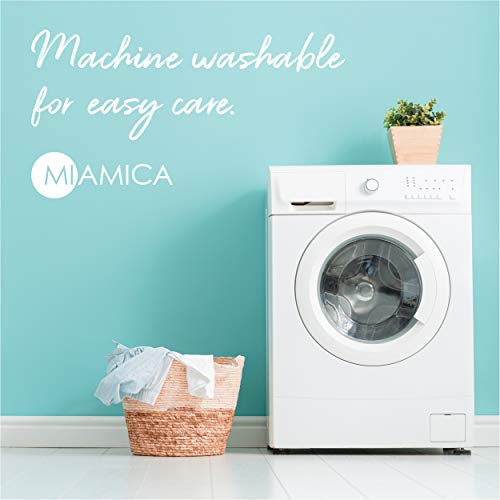 Miamica Soft Travel Laundry Bag with Zipper & Drawstring, 21” x 22” – Keep Your Dirty Clothes Separate & Organized - Image 4