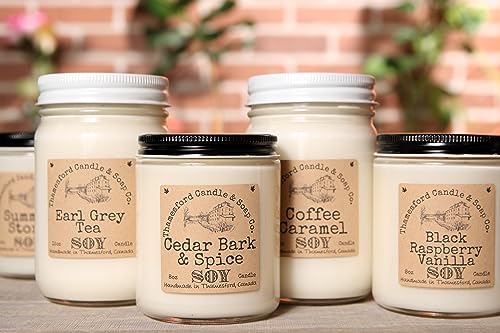 Earl Grey Tea Pure Soy Scented Candle - Just Like a Steaming Cup of Lovely Earl Grey Tea (12oz)