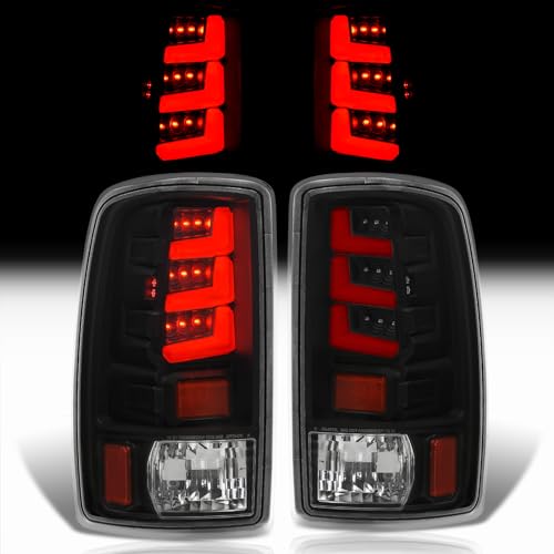 AJP Distributors LED Neon Tube Bar Tail Lights Brake Stop Signal Lamps Assembly Set Compatible/Replacement For Suburban 1500 2500 Tahoe Yukon XL 2000 2001 2002 2003 2004 2005 2006 00 01 02 03 04 05 06