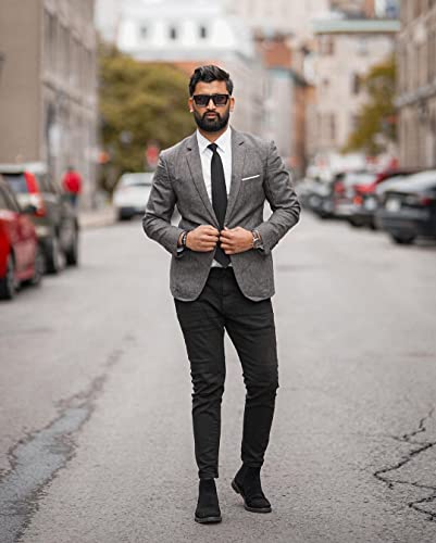 PJ Paul Jones Men's Casual One Button Suit Blazer Jacket Sport Coat2