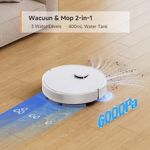 Robot Vacuum with Self-Emptying Station