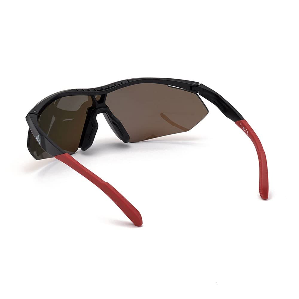 adidas Unisex Sp0016 etui na okulary, kolor czarny (Glossy Black), jeden rozmiar, czarny (Glossy Black), jeden rozmiar