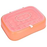 Generic Contenedores de Huevos, Almacenamientos de Gran Capacidad de Abdominales Diseño de Almejas de Almeja de Ritmos sin deslizamiento. (ORANGE)