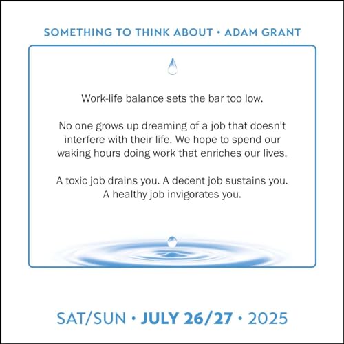 Adam Grant 2025 Day-to-Day Calendar: Something to Think About: Daily Insight from the Psychologist and Author - Image 5