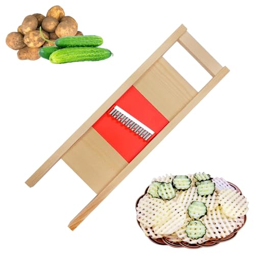 Cortador de patatas, cortador de verduras, cortador de patatas onduladas, utensilios de cocina para el hogar, cortador de patatas fritas de acero inoxidable, cortador de patatas fritas, cortador de