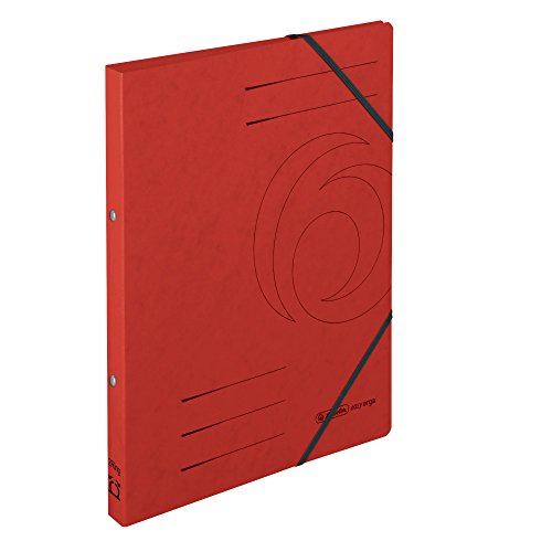 Herlitz Ringhefter Quality, A4, Karton, rot, 2 Ring-Mechanik, Rückenbreite 25 mm, 5 Stück