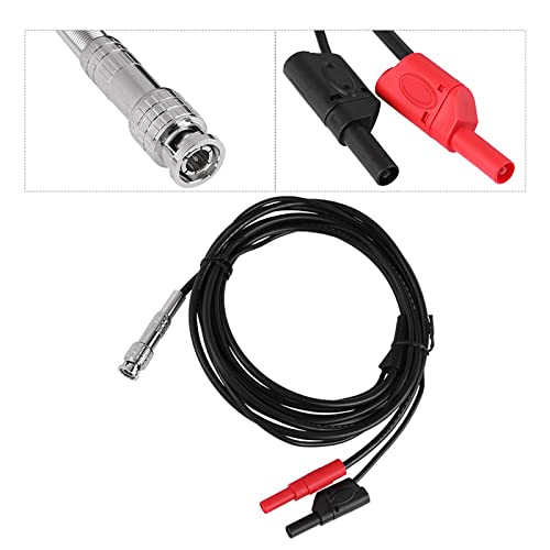 Image of HT30A Auto Test Lead for Oscilloscope, Heavy Duty 3 Meter BNC to Banana Adapter Cable