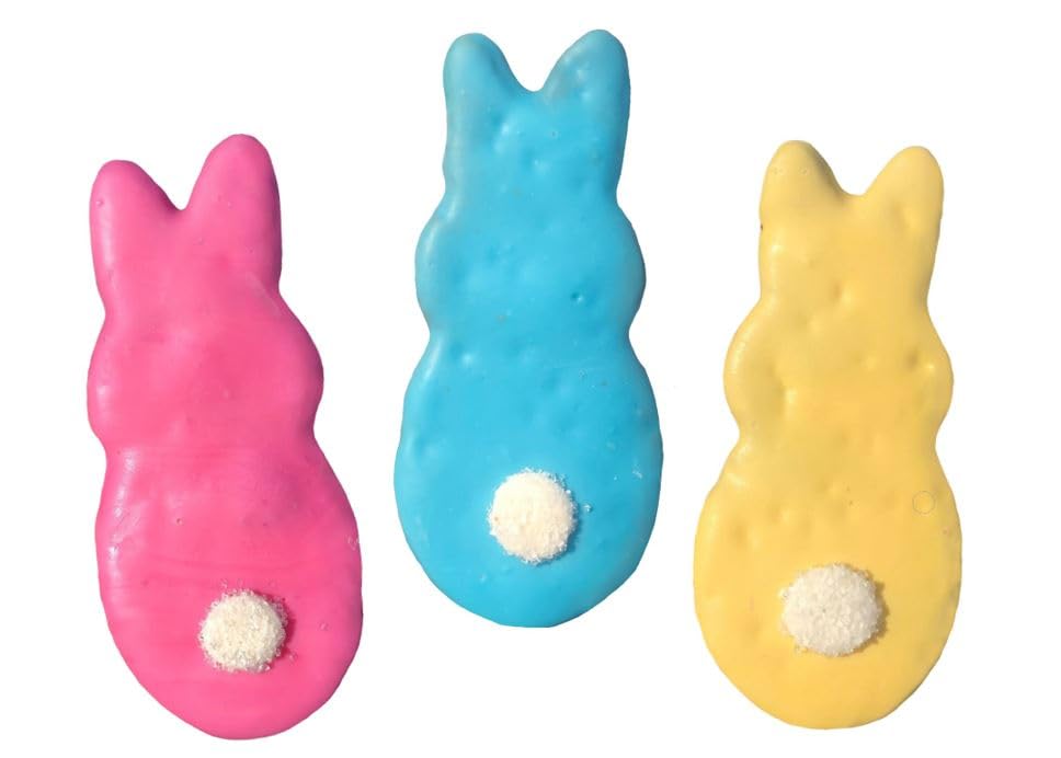 Midlee Decorated Easter Bunny Dog Treats- Set of 3