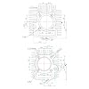 54mm Big Bore Kit Change 110cc to 125cc Cylinder Piston Ring Gasket Set for Dirt Bike ATV Honda C100 C110 CT100 JH110 DY110 QJ110-9 ZS110 152FMH