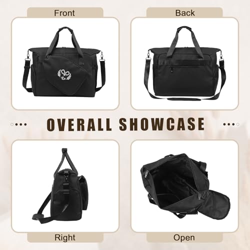 Personalized Pickleball Bag with Name, Sports Racket Duffel Bag with Shoe Compartment, Custom Gym & Travel Bag for Men and Women3