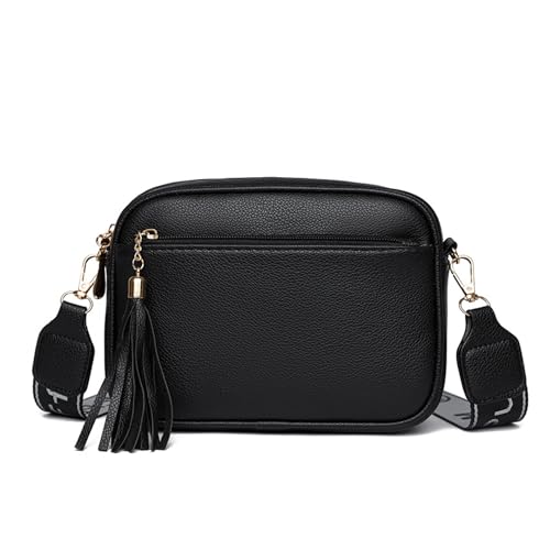 Crossbody Purses for Women Trendy,Vegan Leather Medium Crossbody Bag,Women's Crossbody Travel Purse Built in Wallet