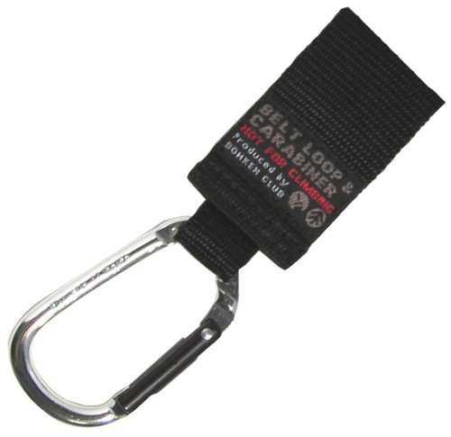 [冒険倶楽部] BOHKEN CLUB バッグ・工具下げ用カラビナ 銀 F-18-3