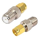 【Compatibilité polyvalente】 Standard RF SMA mâle vers F femelle, facilement adaptable à différents appareils
