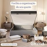 Cama Baú Casal Emma (138x188x41cm) “ 1 ano de garantia glide
