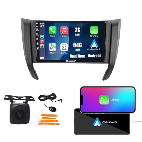 for Nissan Np300 Navara 2015-2025 Car CarPlay Android Auto Navigation Stereo GPS Radio Camera Display 9