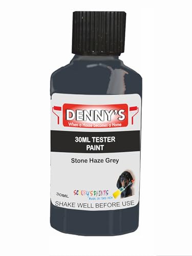 Premium Interior Wall & Ceiling Emulsion Paint – Stone Haze Grey – Rich Matt Finish, Durable & Washable, Low Odour, Ideal for Living Rooms, Bedrooms & Hallways (30ML Tester Bottle)