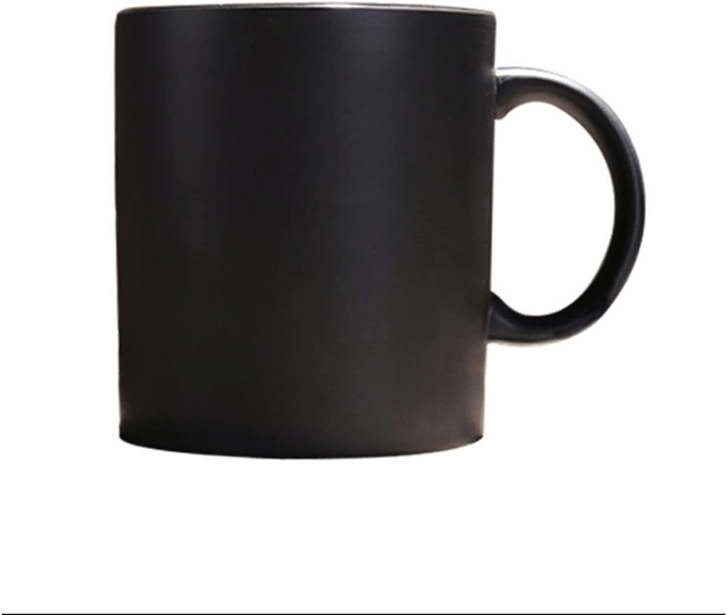 Coffee Cup Mugs 420ML Black And White Ceramic Large-capacity Coffee Cup Household Mark Office Drinking Tea(White)
