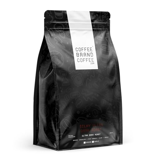 Silky Dark Roast Coffee Brand Coffee | Bold and Rich Blend of Premium, Luxurious, and Robust Grounds Coffee | Experience A Velvety-Smooth, Delicious, Strong Taste | 12 Oz