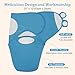david's kids 100% Cotton 3 Pack Baby Swaddle Wrap for 0-3 Months, Soft Swaddle Blanket for Newborn Infant, Adjustable Baby Wrap Sleep Sacks for Boys Girls, Newborn Essentials, White & Grey & Blue