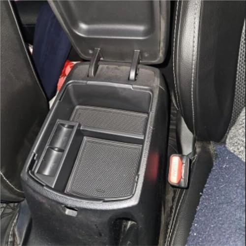 Coffre de rangement pour console centrale Kia Seltos 20-23 amovible noir