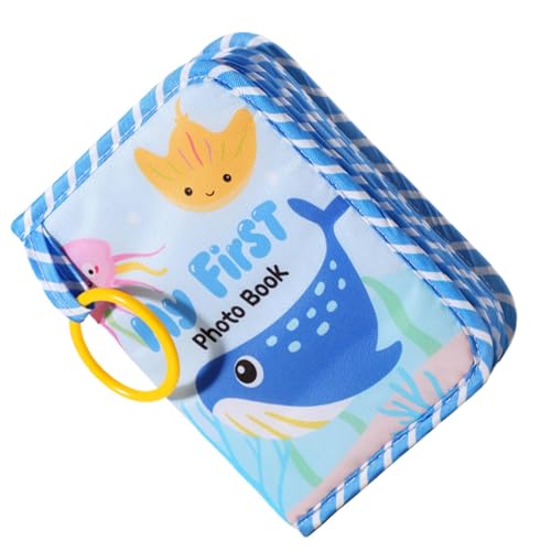 Libro de fotos para bebé, álbum de fotos para niños, libro de conservación de memoria de tela suave para coleccionistas de crecimiento de niños pequeños, familias adoptivas, nuevos padres, primer