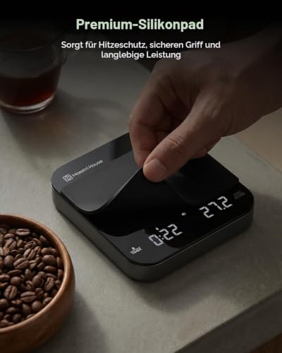 Maestri House S2 Mini-Kaffeewaage mit Timer Wiederaufladbare Espresso Waage – Ansicht 8