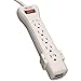 Tripp Lite Super7tel15 Super7tel15 Surge Suppressor, 7 Outlets, 15 Ft Cord, 2520 Joules, Light Gray