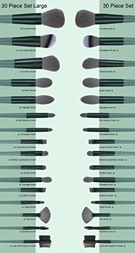 image for Koccido Makeup Brushes 30 Pcs Makeup Kit,Foundation Brush Eyeshadow Br
