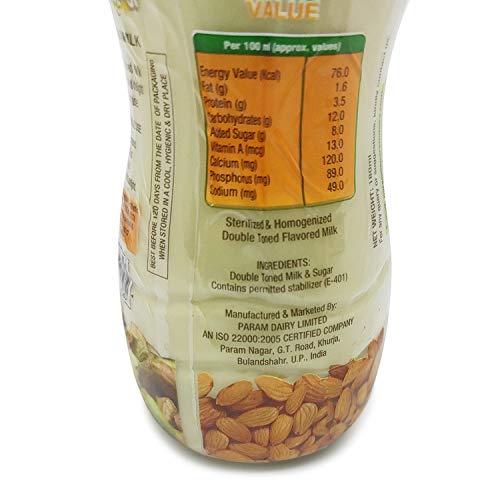 Image of Param Premium Blast Flavoured Milk - Pista Badam, 180ml